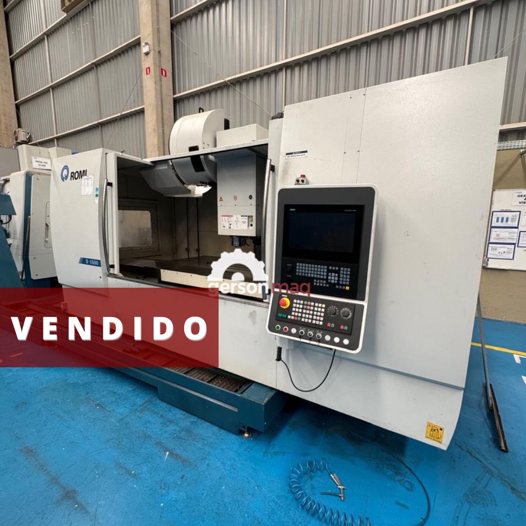 CENTRO DE USINAGEM ROMI D1500 - ANO 2024 - 4 EIXO