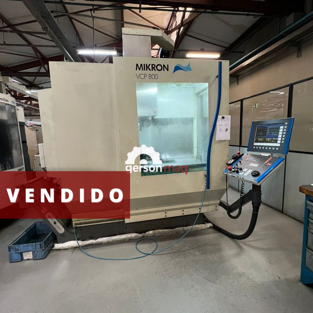 CENTRO DE USINAGEM MIKRON VCP 800HS – COM 4 EIXO – 2002