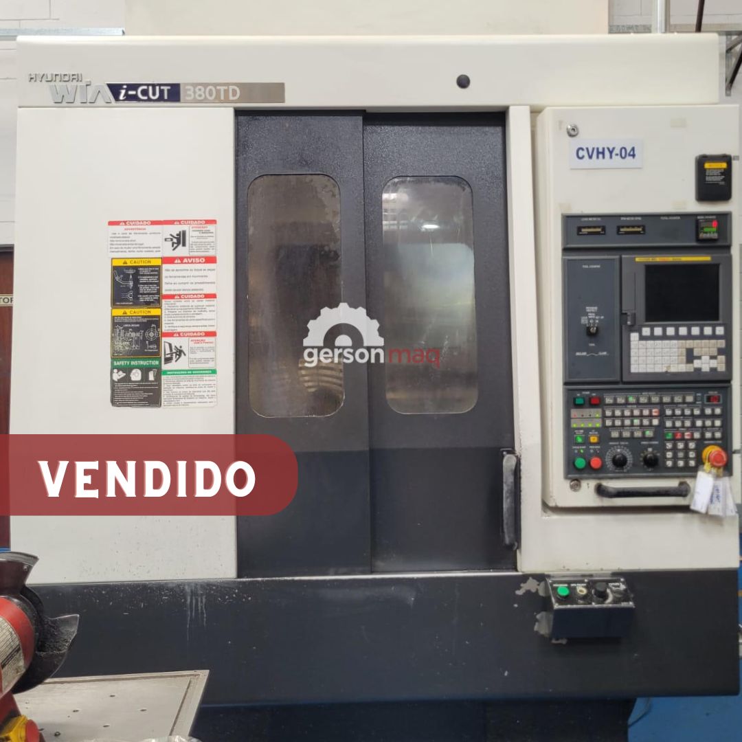 CENTRO DE USINAGEM DUPLO PALLET HYUNDAI WIA I-CUT 380 ano 2013