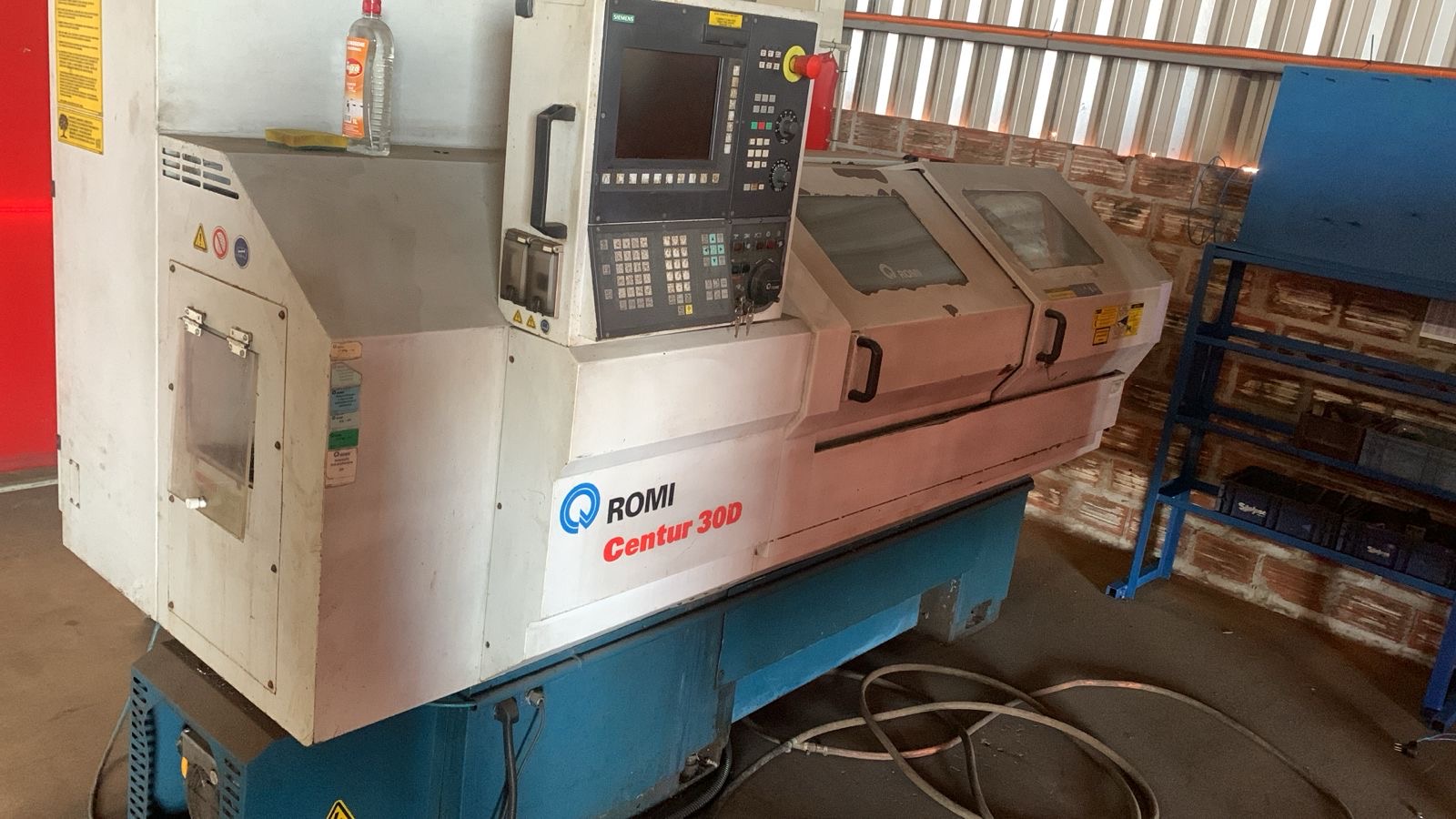 TORNO CNC ROMI CENTUR 30 D - ANO 2009 - SIEMENS - REVISADO