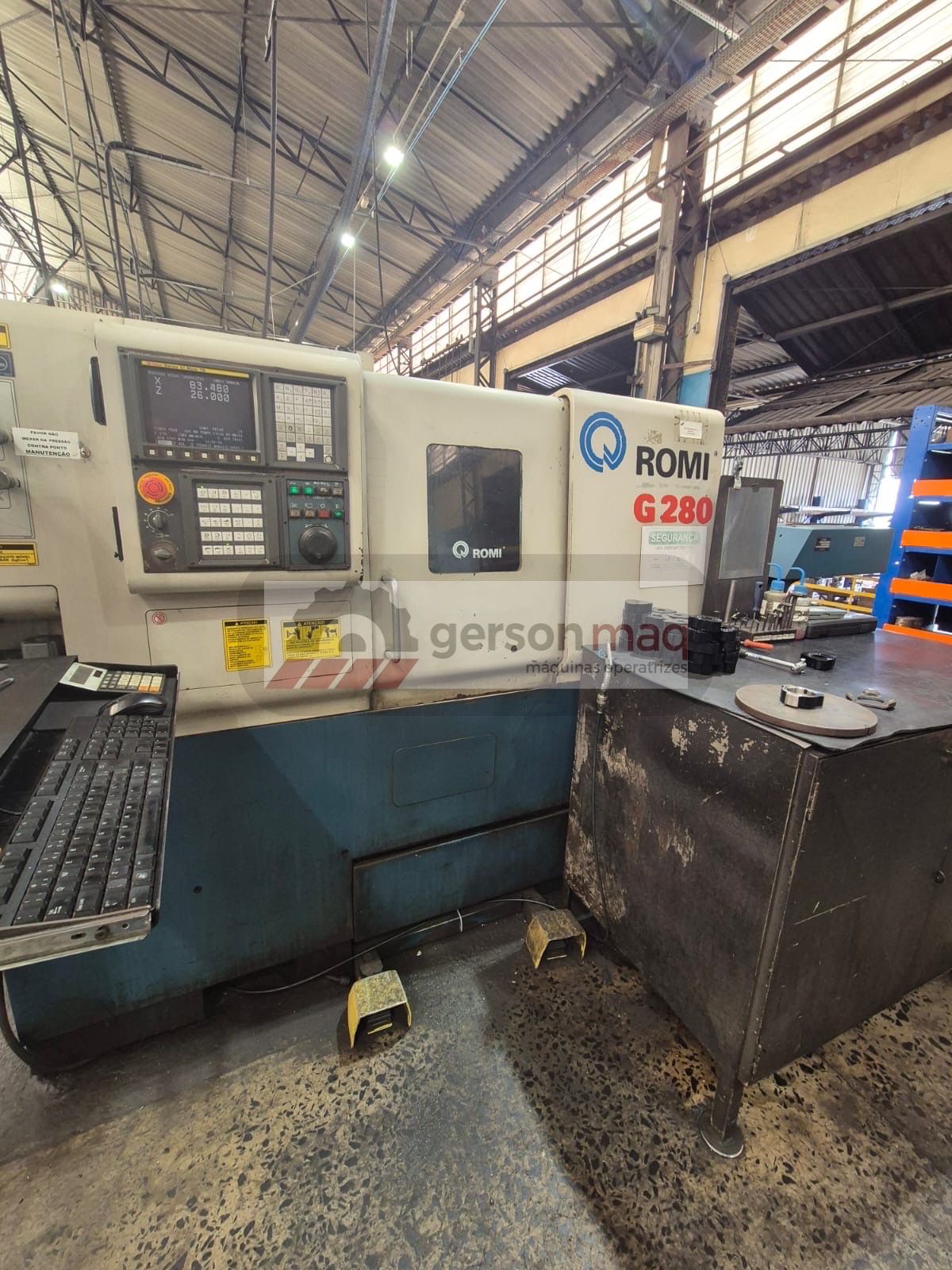 TORNO CNC ROMI G280 - FANUC – ANO 2008