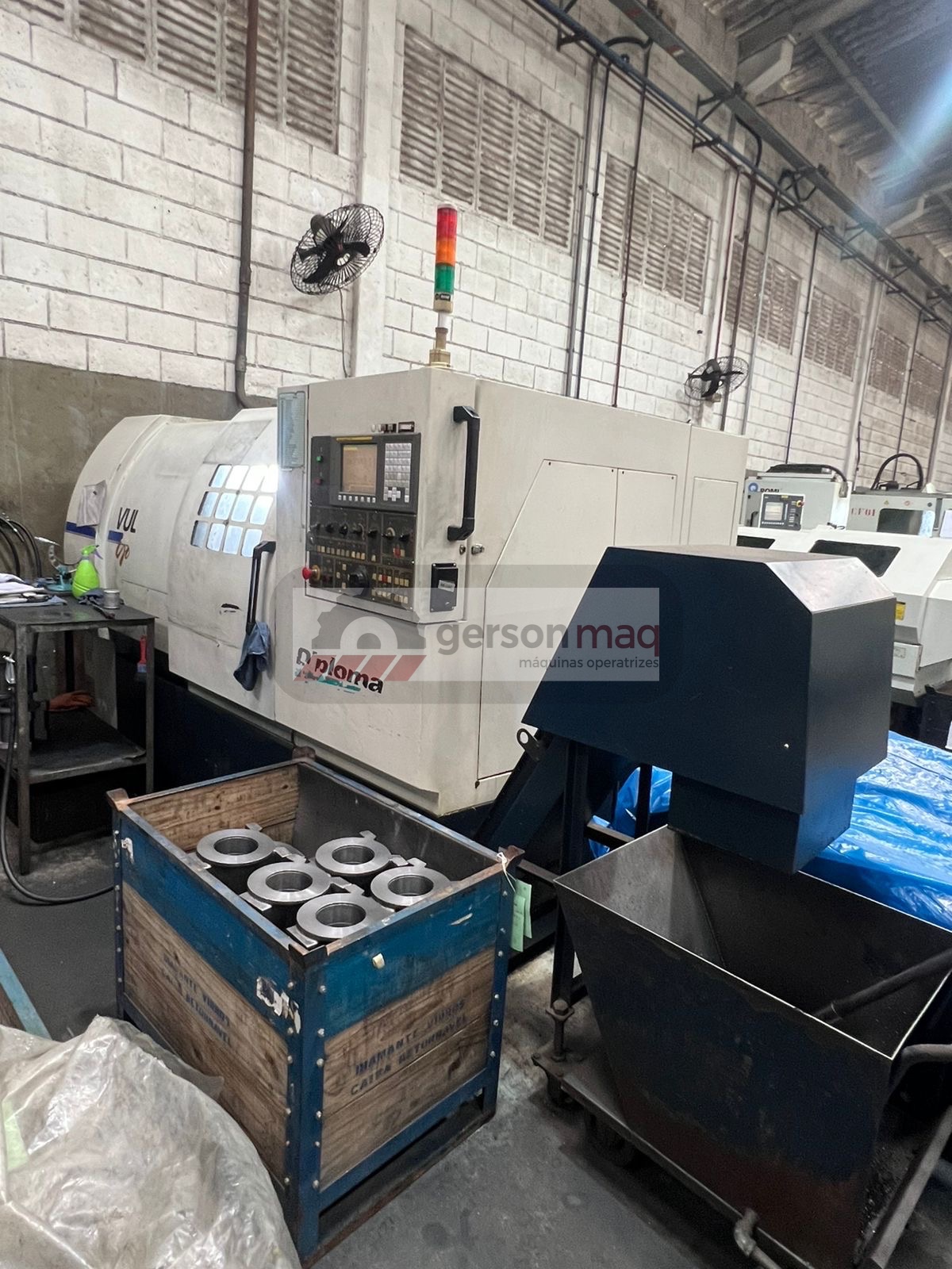 TORNO CNC DIPLOMAT VULCANIC 160 - ANO 2007