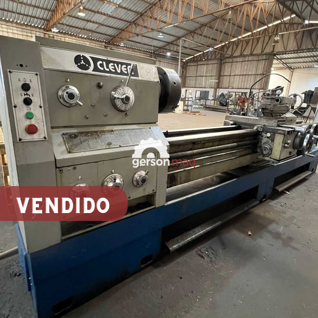 TORNO MECANICO CLEVER L26120 - 660 X 3000 MM