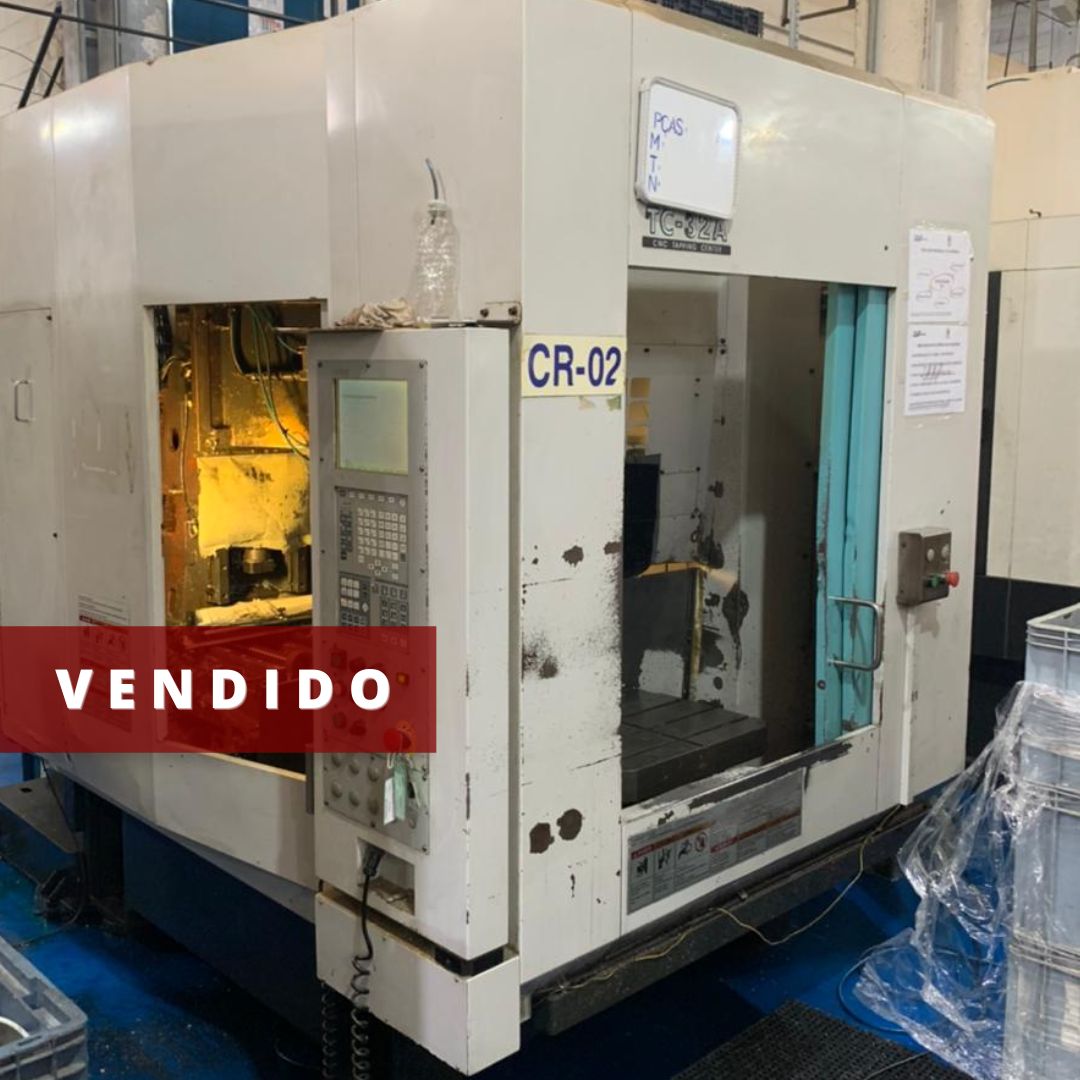CENTRO DE USINAGEM DUPLO PALLET BROTHER TC-32 A ANO 2000 Unico dono
