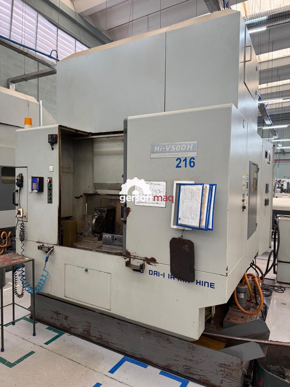 CENTRO DE USINAGEM DUPLO PALLET HYUNDAI Hi-500DH - ANO 2006