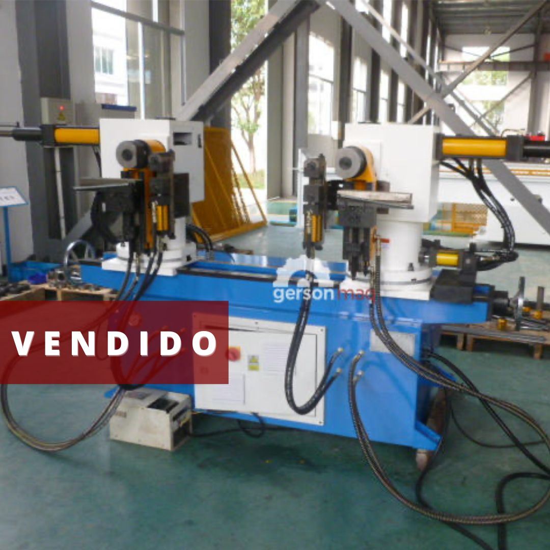 CURVADORA DE TUBOS COM DUPLO CABECOTE KING MAZON KM-DA38-CLP ANO 2016