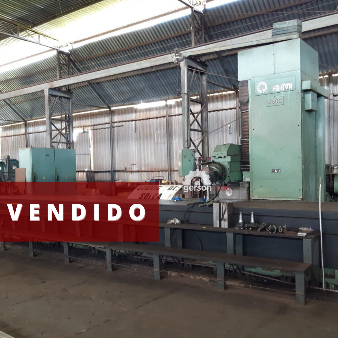 FRESADORA DE BANCO FIXO ROMI U-60