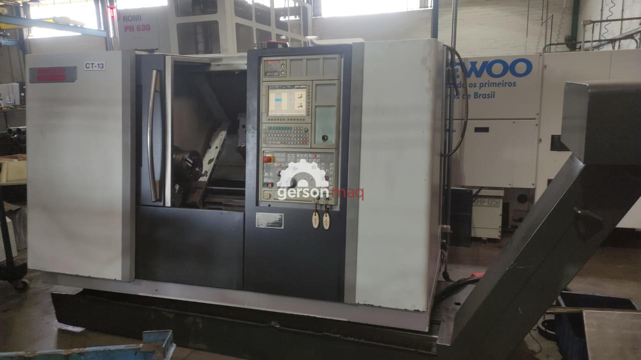 TORNO CNC DMG MORI SEIKE CTX 310 ANO 2010 COM FERRAMENTA ACIONADA