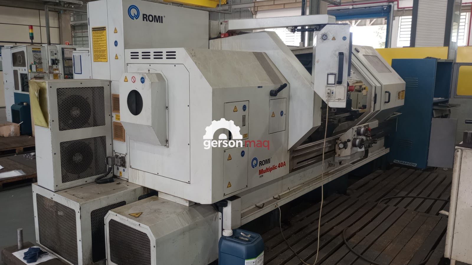 TORNO CNC ROMI MULTIPLIC 40A – SIEMENS – 2004