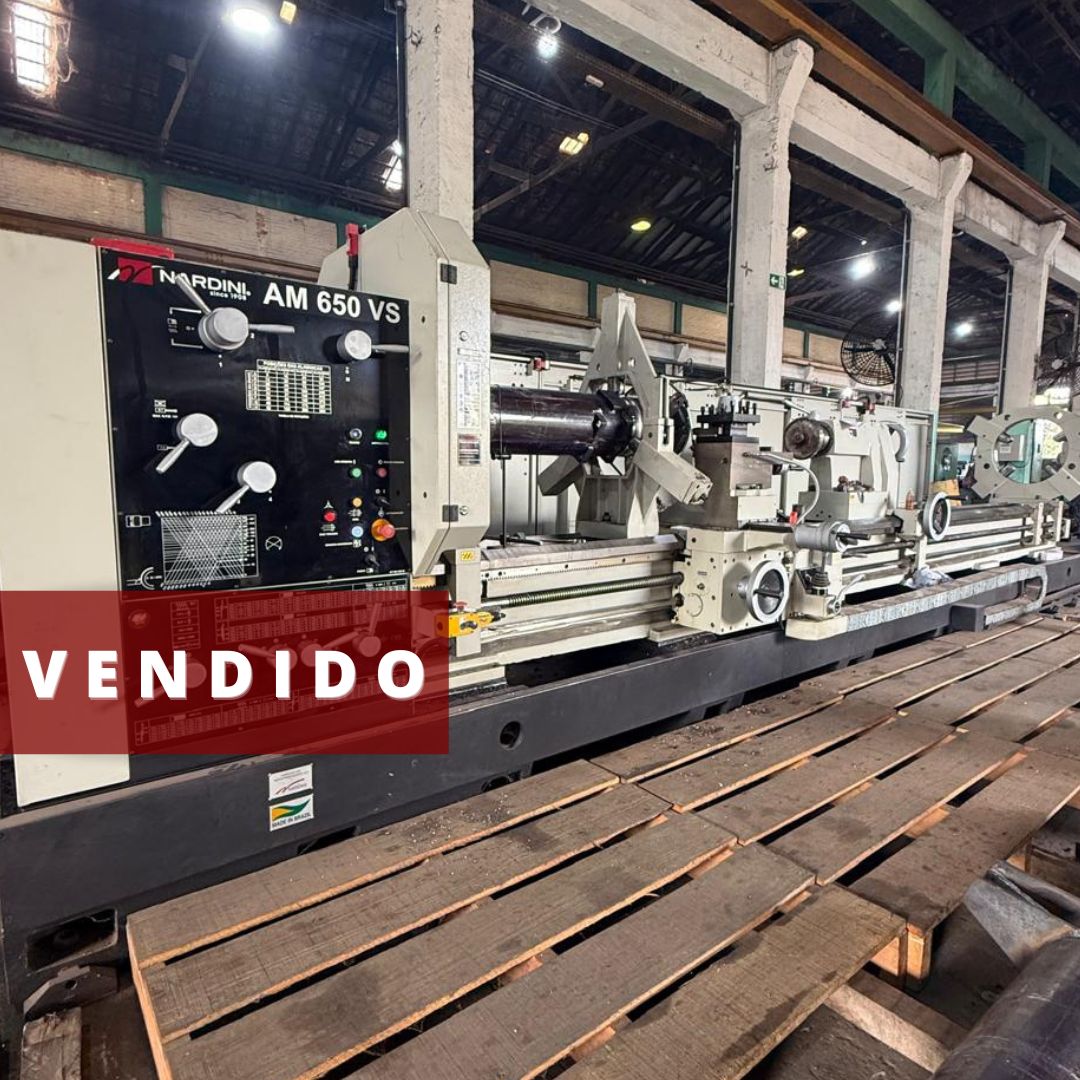 TORNO MECANICO NARDINI AMERICA 650 VS - 1300 x 6000 MM - ANO 2024 - NOVO