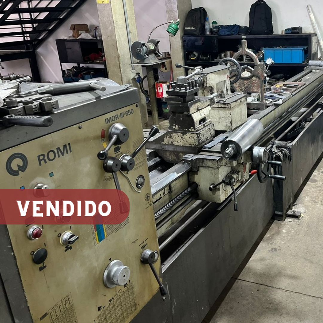 TORNO MECANICO ROMI IMOR III 650 X 3000 mm