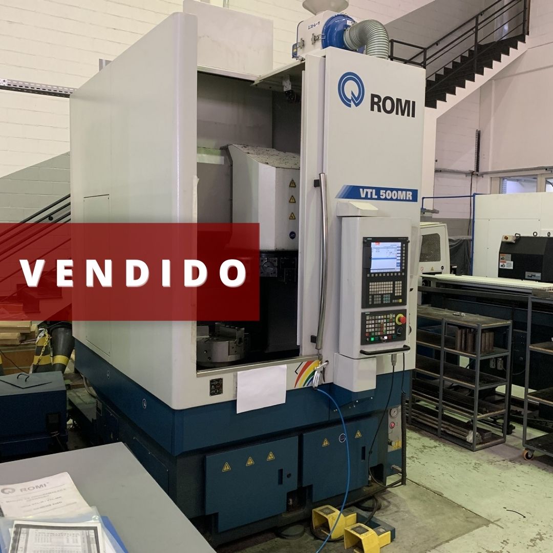 TORNO VERTICAL CNC ROMI VTL500MR C/ FER  ACION   2016