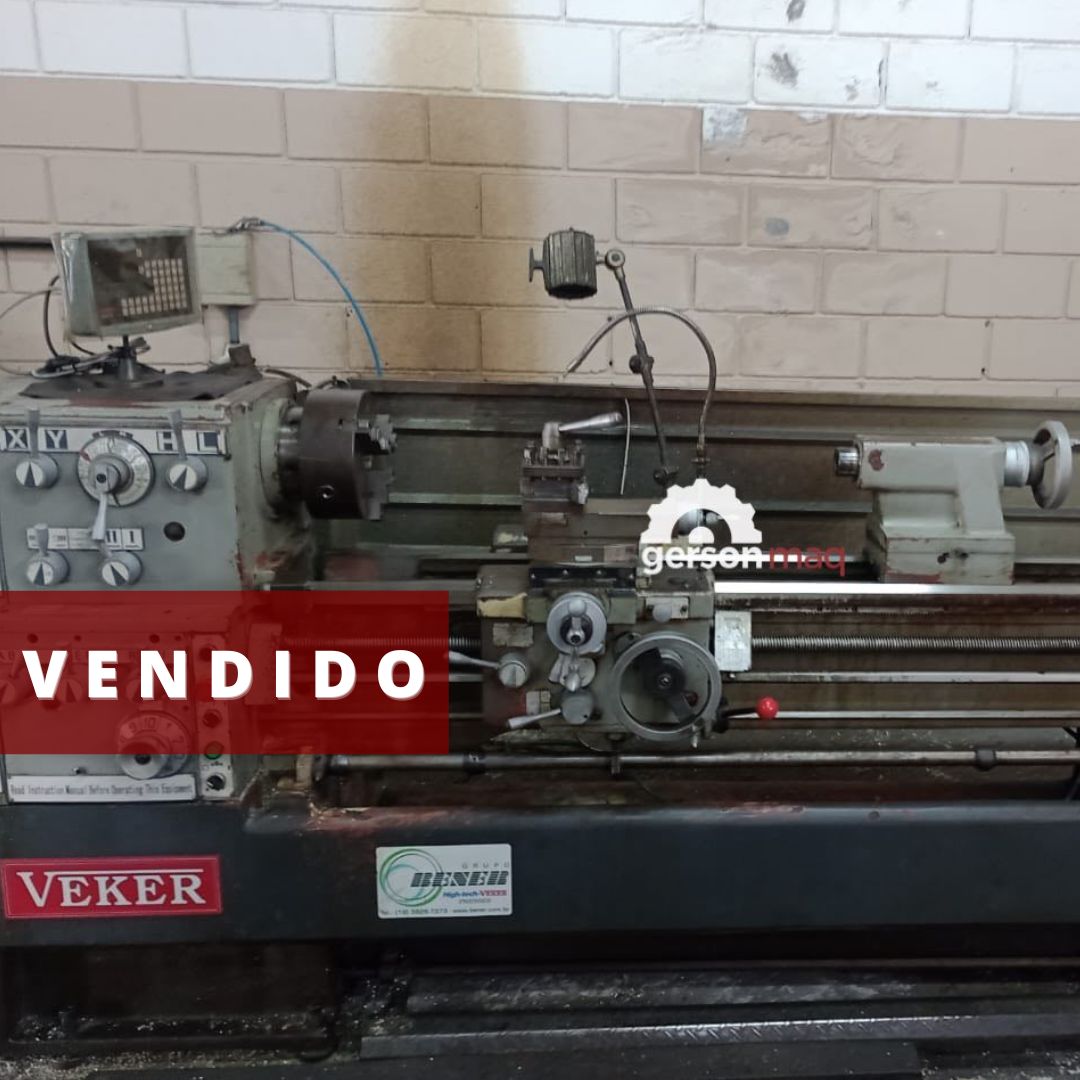TORNO MECANICO VEKER TVK-1860 ECO - 460 x 1500 mm - DIGITAL